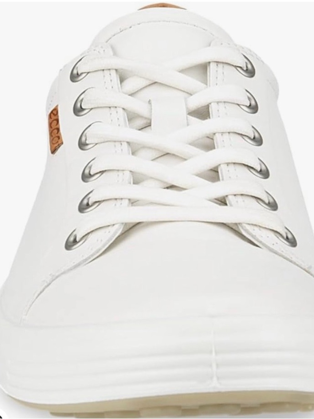 ECCO Women’s Soft 7 Sneakers. White. Size 8-8.5/39 EU. - Picture 3 of 14